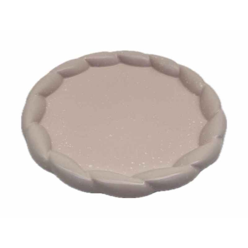 Plate Fluffy 18.5cm Pink