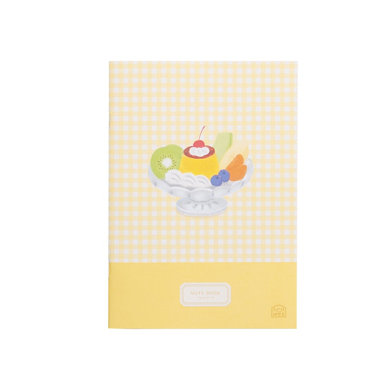 Notebook A5 Grid 3mm Retro Pudding