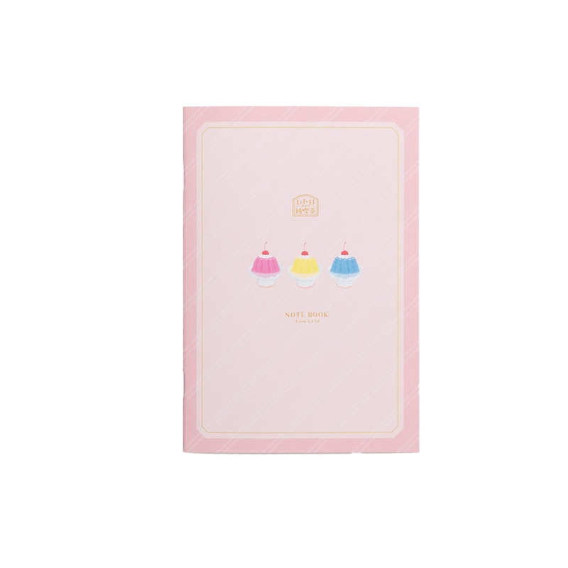 Notebook B6 Grid 3mm Retro Jelly