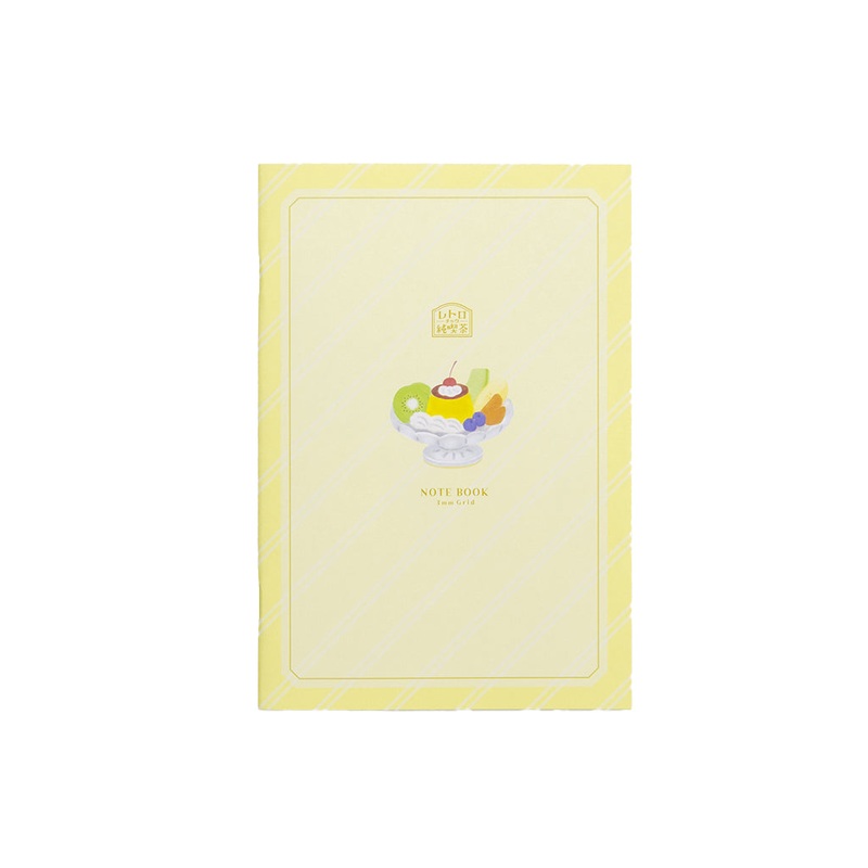 Notebook B6 Grid 3mm Retro Pudding