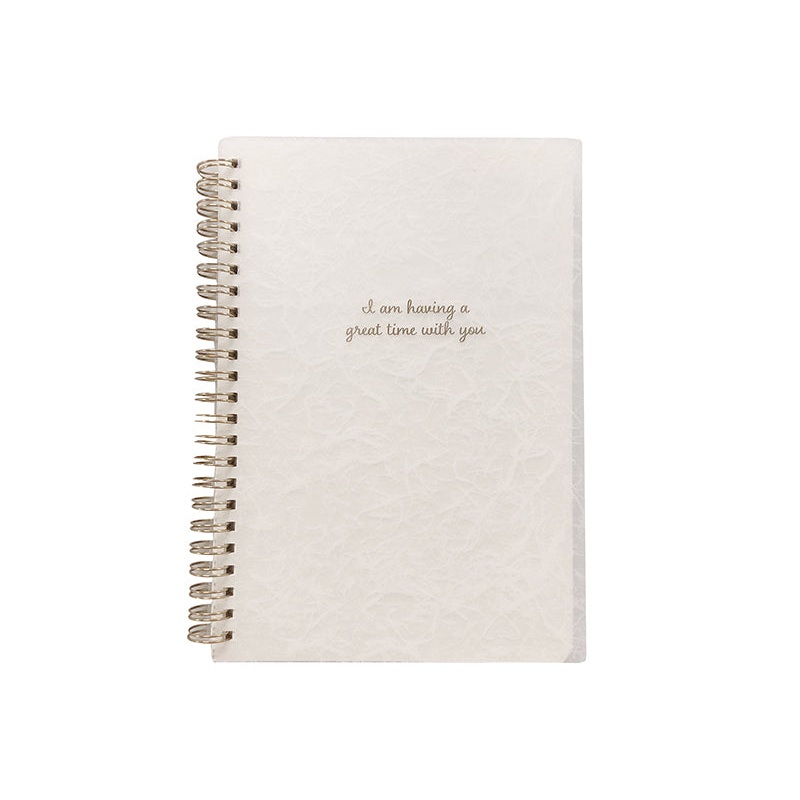Spiral Notebook Simple Logo A5