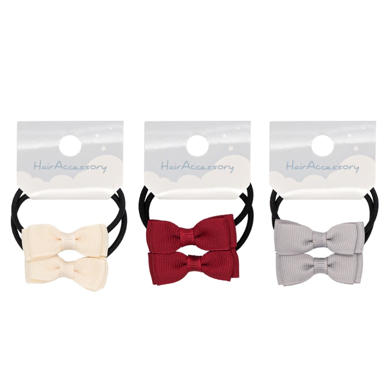 Hair Pony Set Ribbon Chic Color