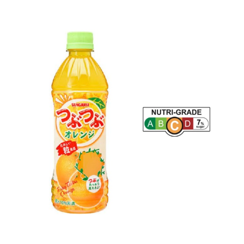 Sangaria Tsubu Tsubu Orange 500ml