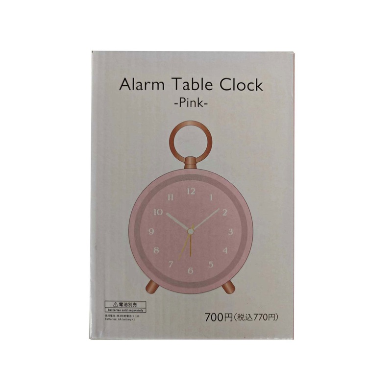 Alarm Table Clock Pink