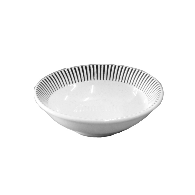 Deep Plate Modern Stripes 11cm x 3.5cm
