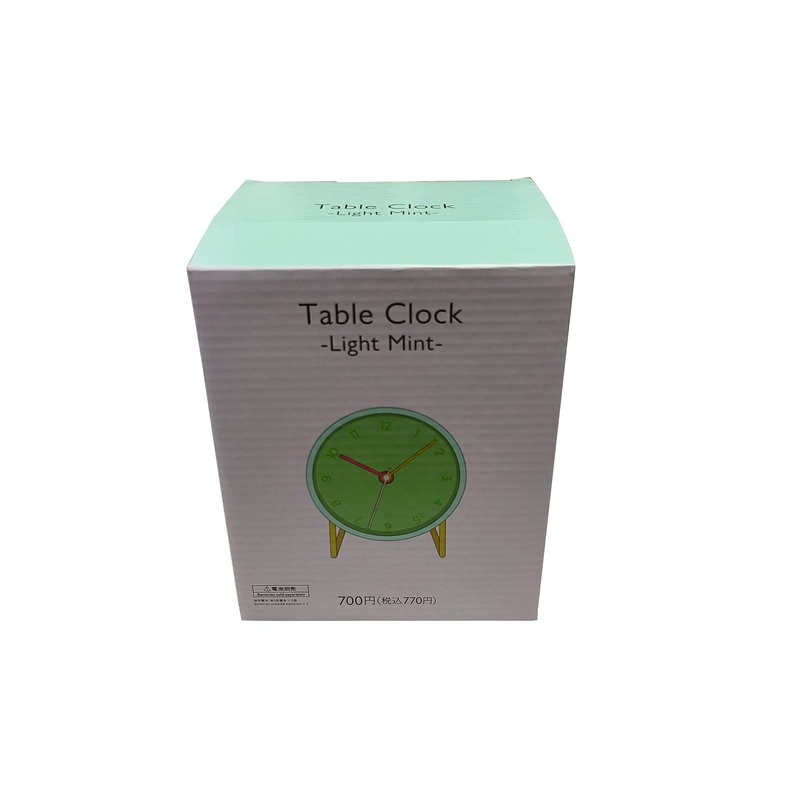 Table Clock Light Mint