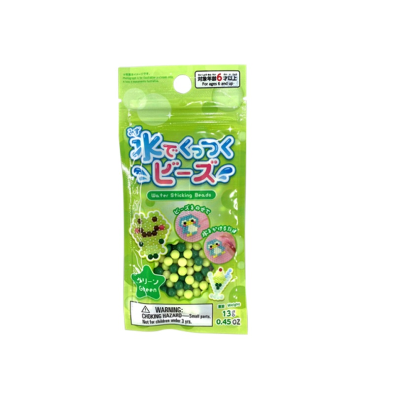 Water Sticking Beads Green