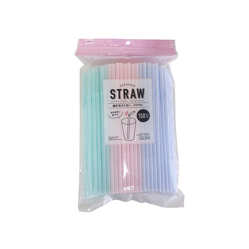 Flexible Straw Color Pastel