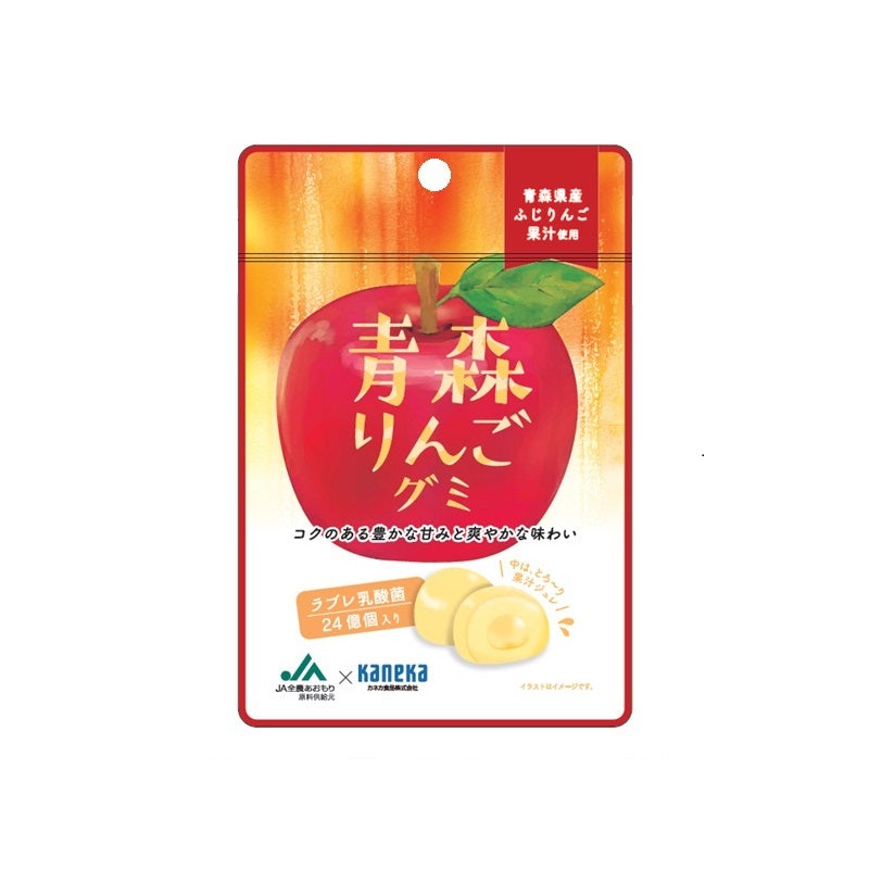 Kaneka Aomori Apple Gummy with Lactic Acid Bacteria 40g
