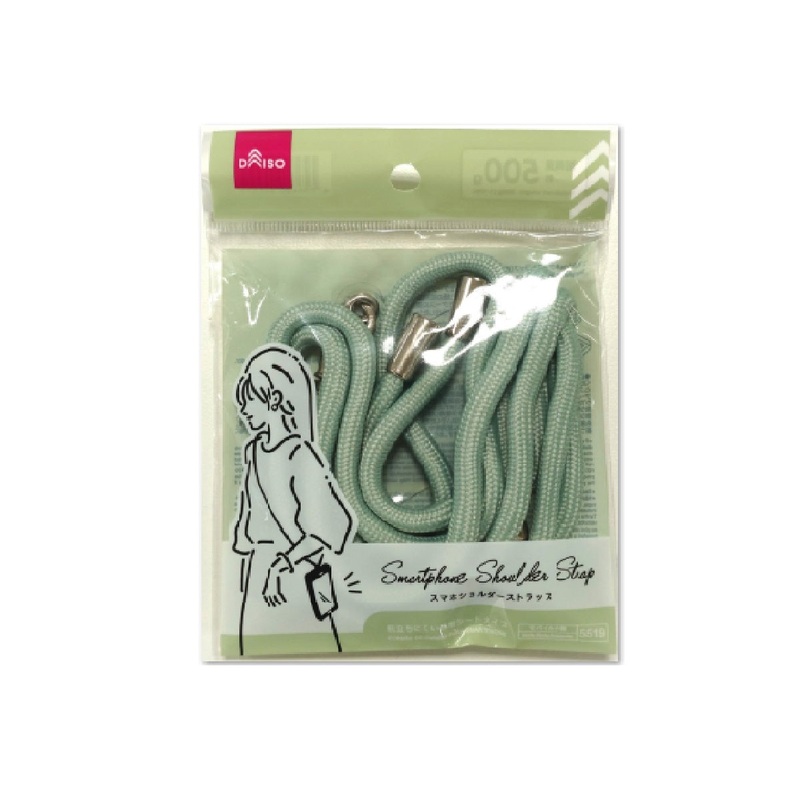 Smartphone Shoulder Strap Clear Sheet Pistachio Green