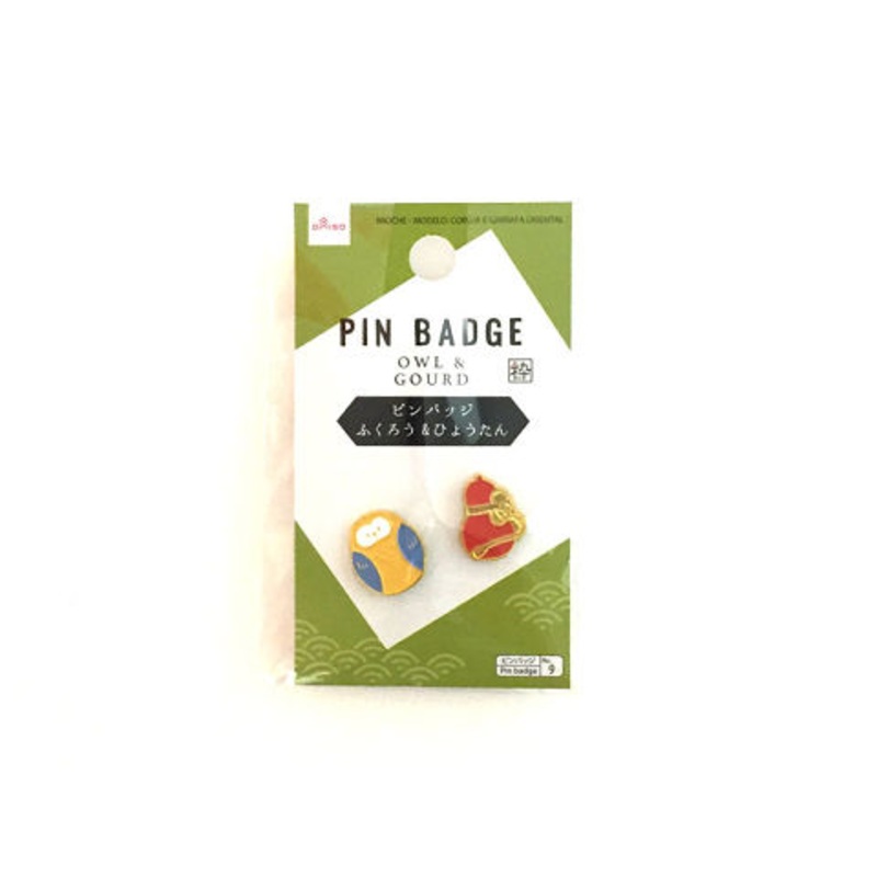 Pin Badge Owl/Gourd