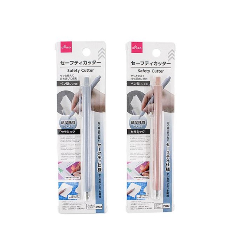 Safety Cutter Blue/Pink Ceramic Retractable