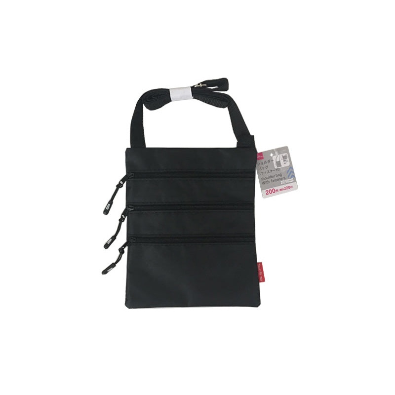 Shoulder Bag with Fasteners