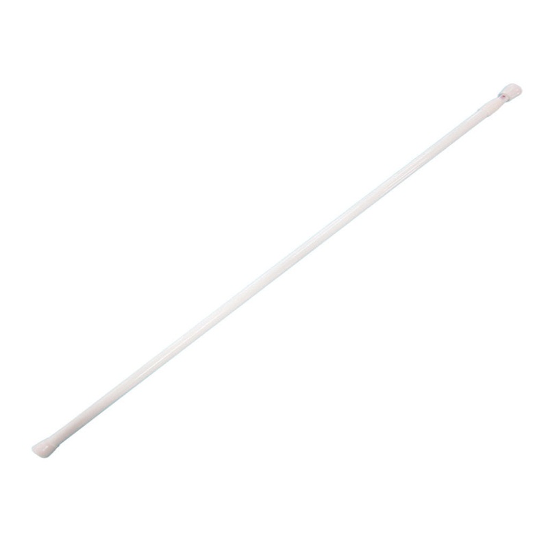 Spring Tension Rod White 135cm to 200cm