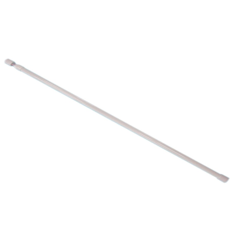 Spring Tension Rod White 85-120cm