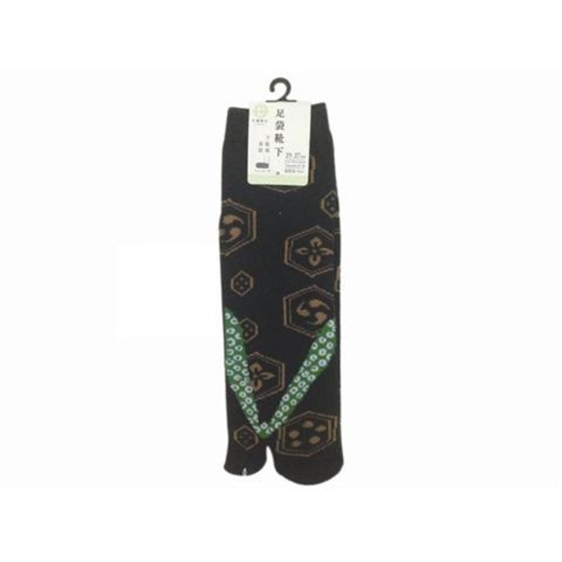 Tabi Socks for Men No Show Geta Style Family Crests