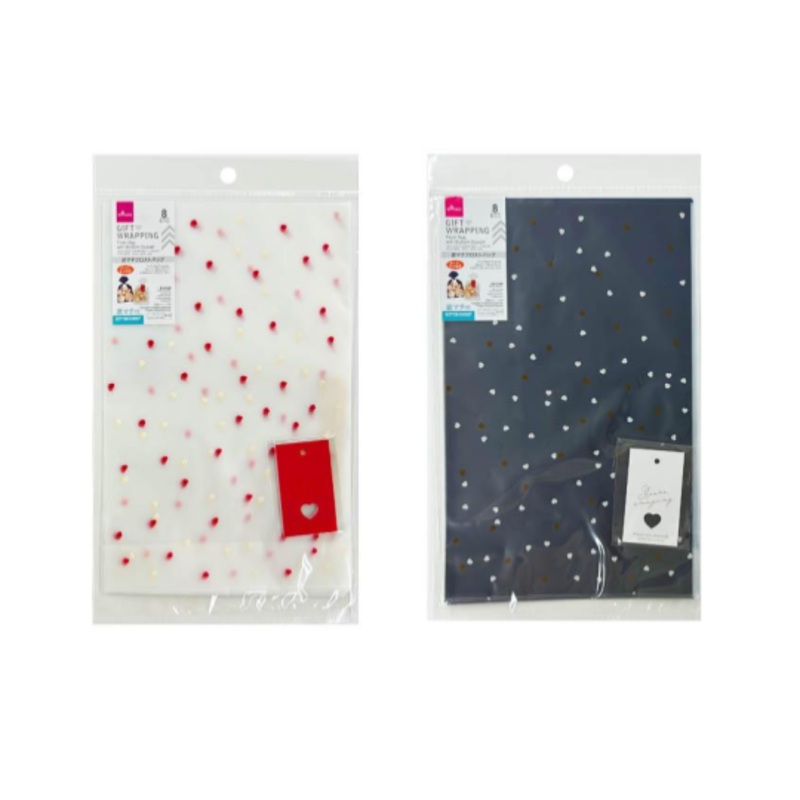 Heart Frost Bag with Bottom Gusset 25cm x 16cm x 6cm