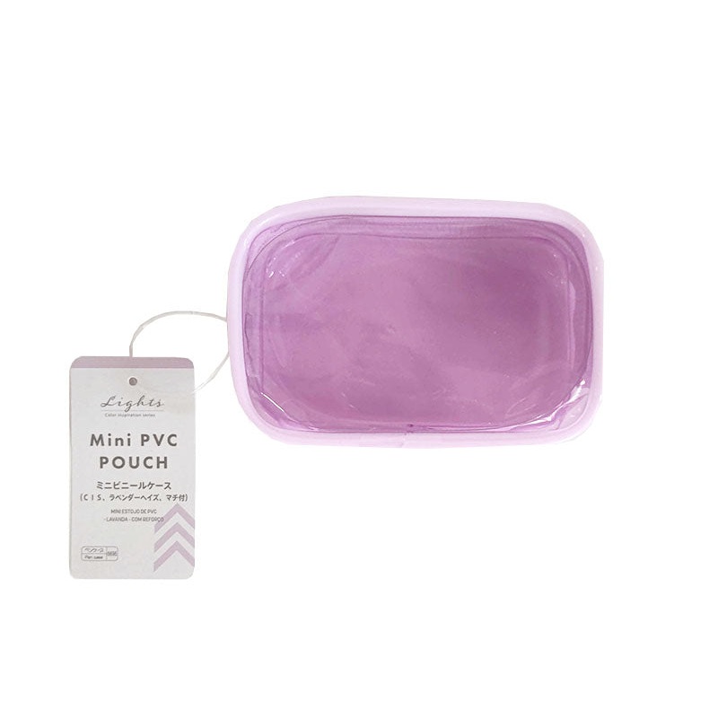 Mini PVC Pouch Lavender Haze with Gusset