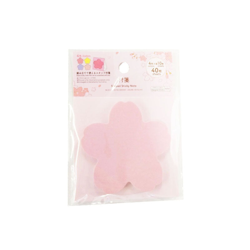 Shaped Sticky Note Cherry Blossom