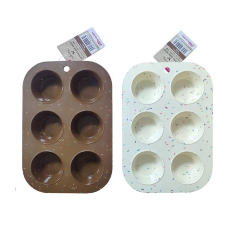 Silicone Petite Cake Mold - Candy Color - Muffin