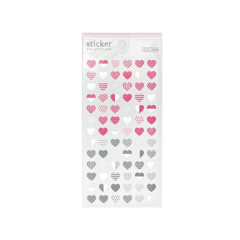 Sticker Mini Heart with Pattern