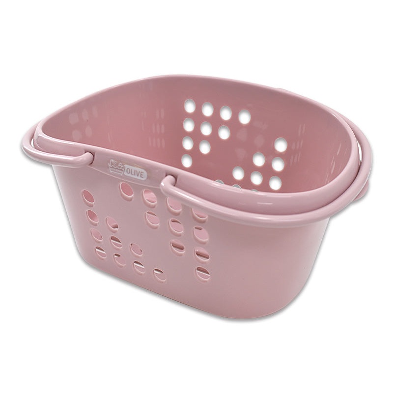 Handy basket (Olive Dawn pink 9.37in x 6.85in x 4.56in)