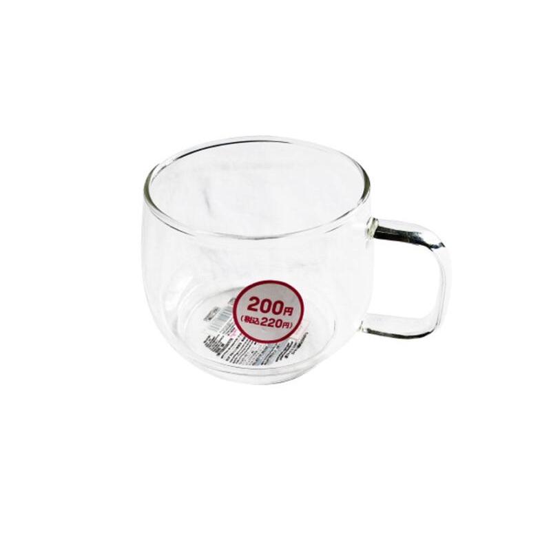 Heat Resistant Glass Mug 400ml