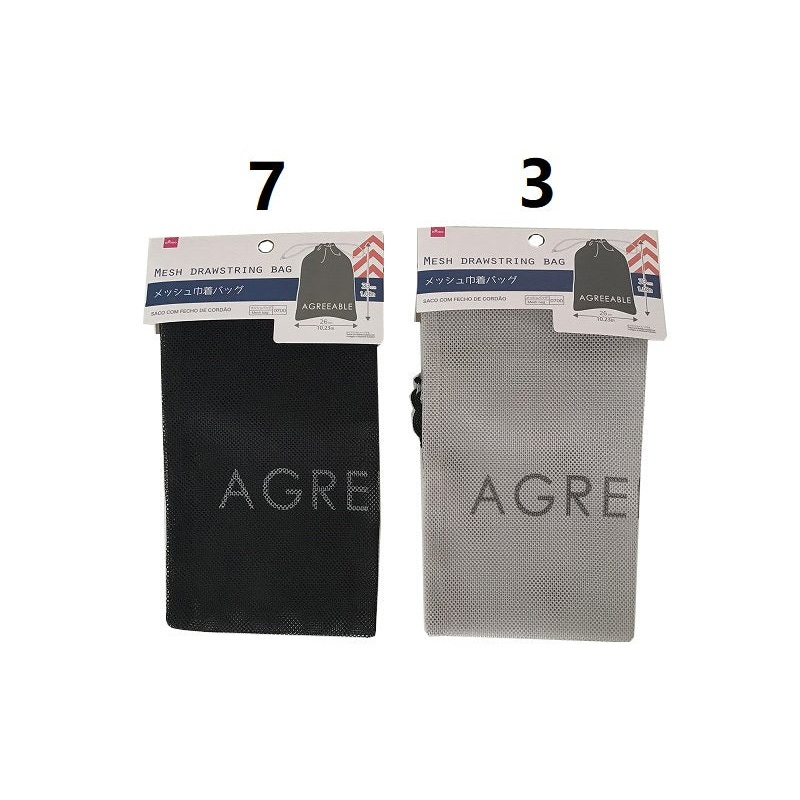 Mesh drawstring bag