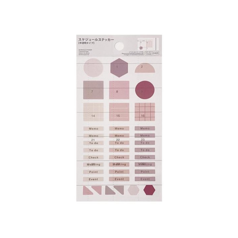 Schedule Sticker Geometry