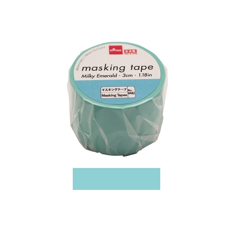 Masking Tape Milky Emerald 3cm