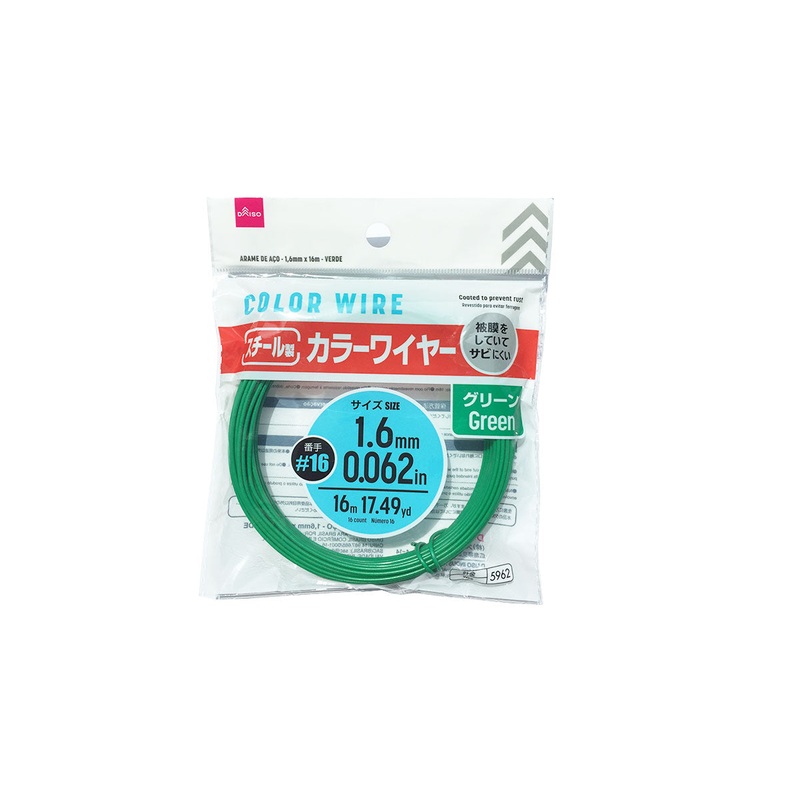 Color Wire Green 1.6mm x 16m
