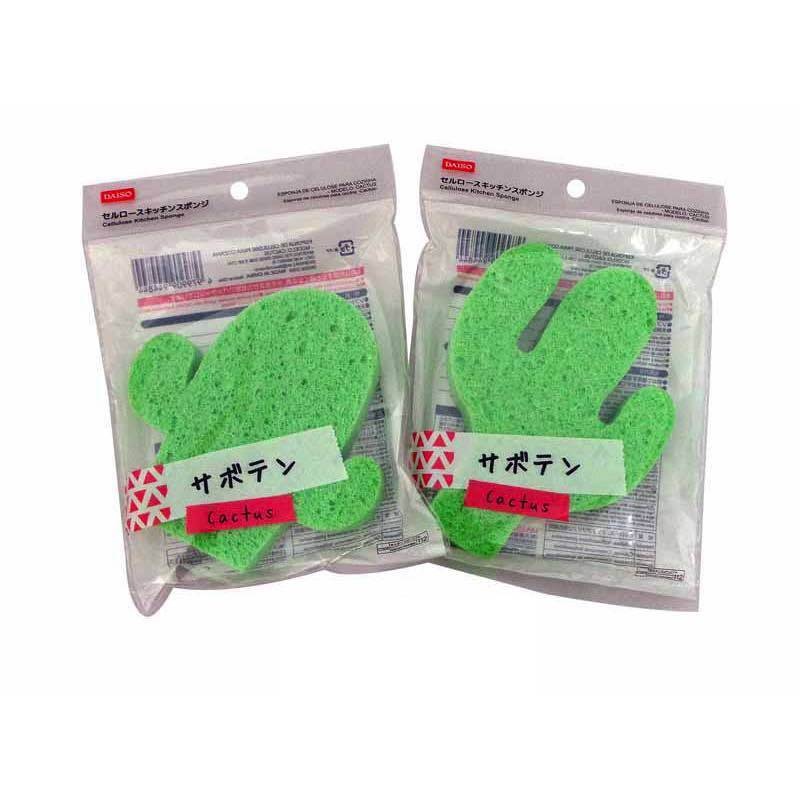 Cellulose Kitchen Sponge Cactus