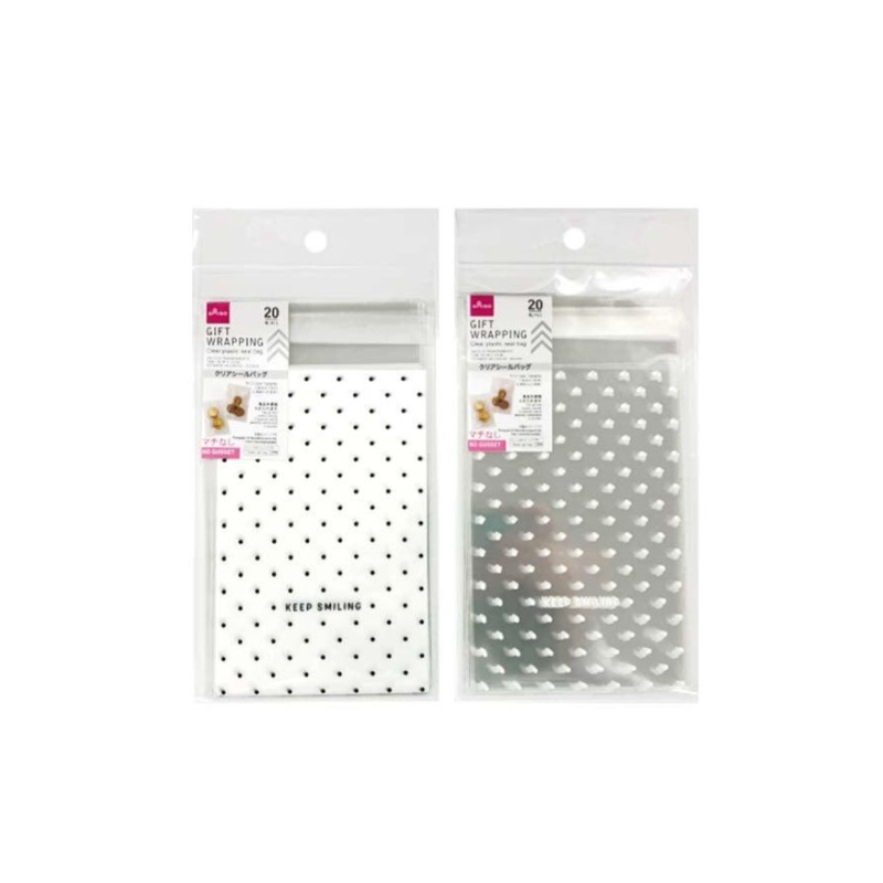 Clear Seal Bag Dots 15cm x 10cm
