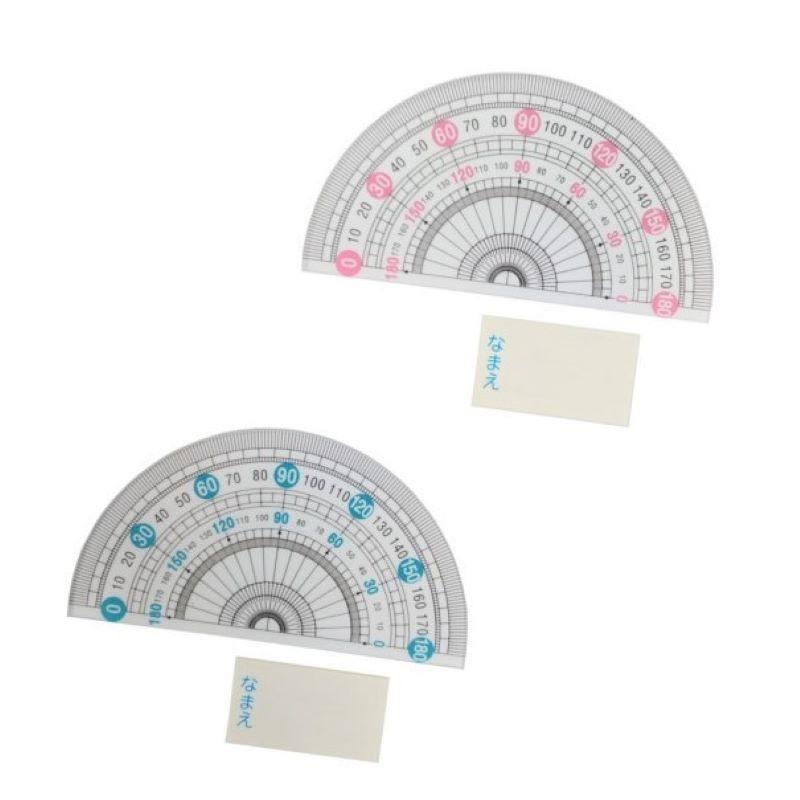 School Protractor 9Cm 3.5 1 Sheet