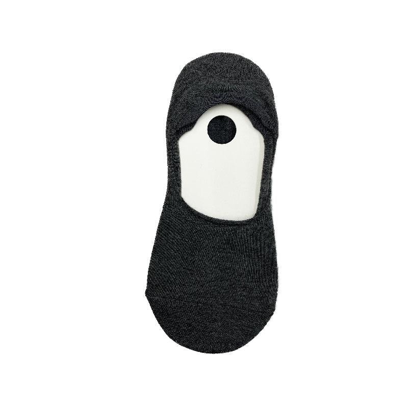 Seamless No Show Socks - Standard - Foot Liner Type - Gray-