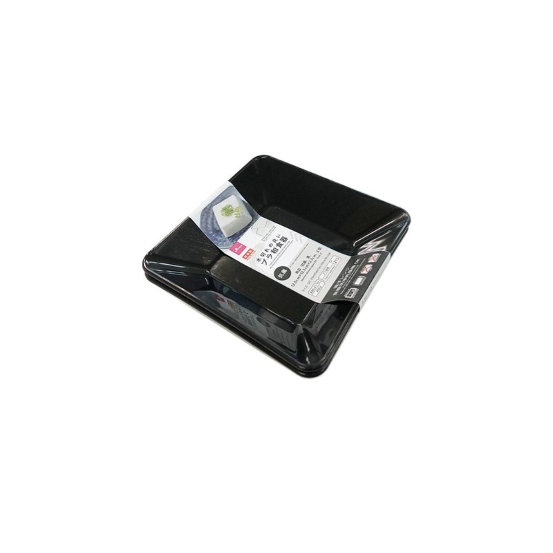 Japanese Tableware Dish Black 4.92in x 4.92in x 1.06in