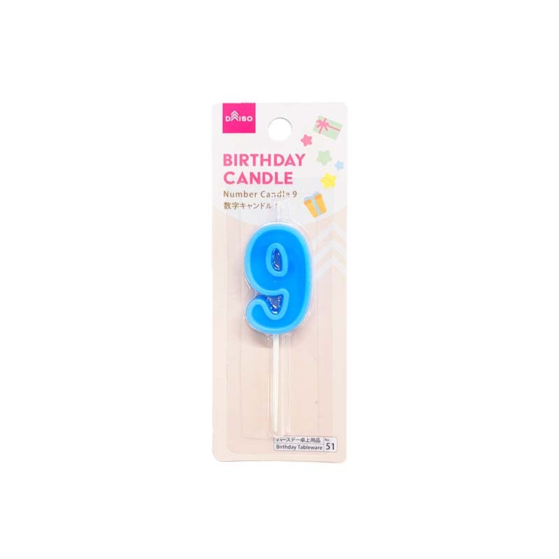 Number Candle  9