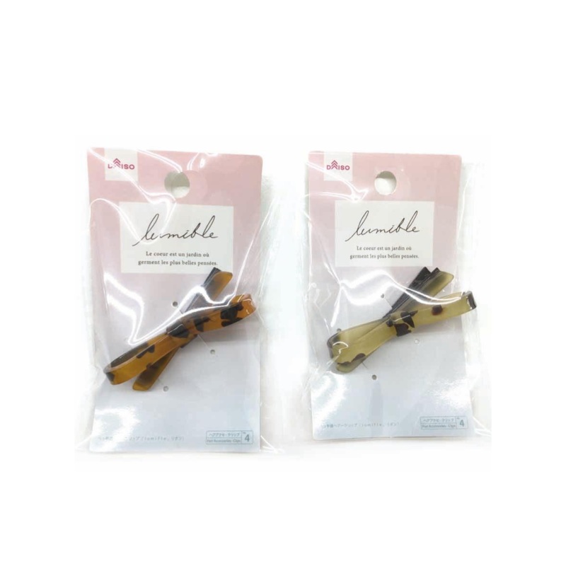 Imitation Tortoiseshell Ribbon Clip Lumifle