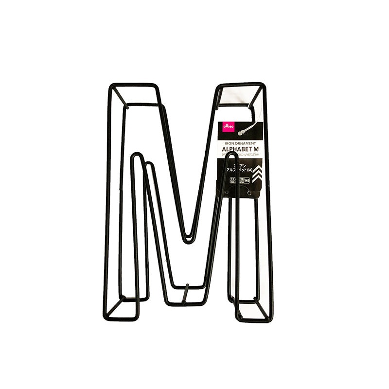 Iron Ornament -Alphabet - M-