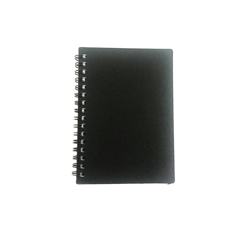 Spiral Notebook Black A6