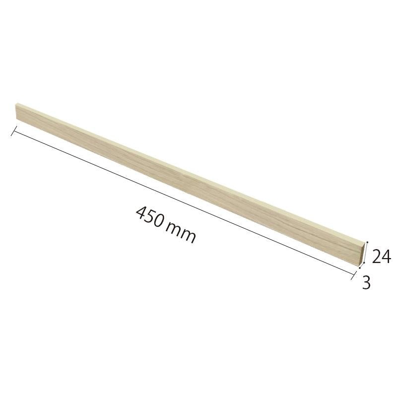 Rectangular Lumber 450mm x 3mm x 24mm S-2