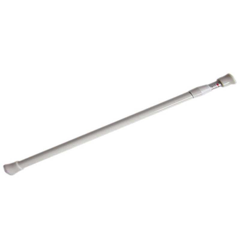Spring Tension Rod White 35-50Cm 10-13Mm