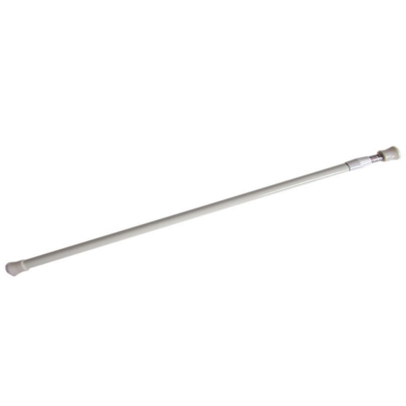 Spring Tension Rod White 50-70Cm 10-13Mm