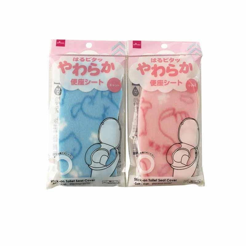 Stick-On Toilet Seat Cover -Soft - Cat-