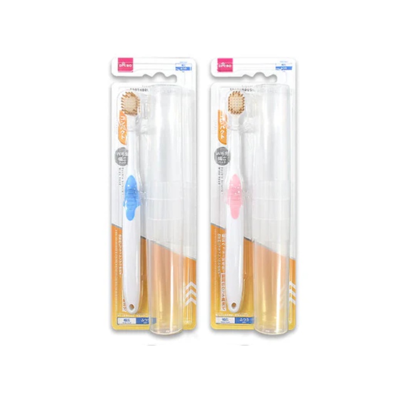 Toothbrush with Case Wide Head Compact Head Soft