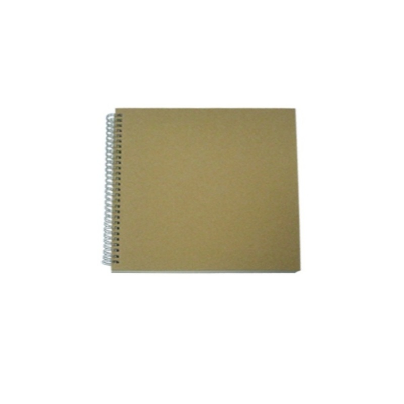 Double Ringed Spiral Notebook A5 Kraft Cover
