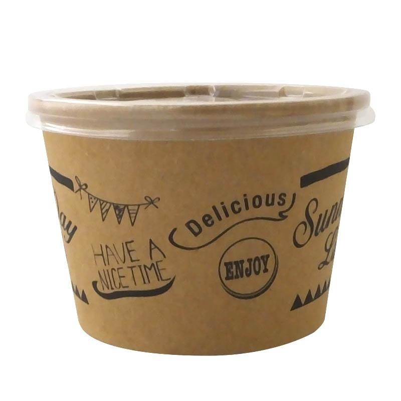 Kraft Lunch Cups With Lids 5Cups