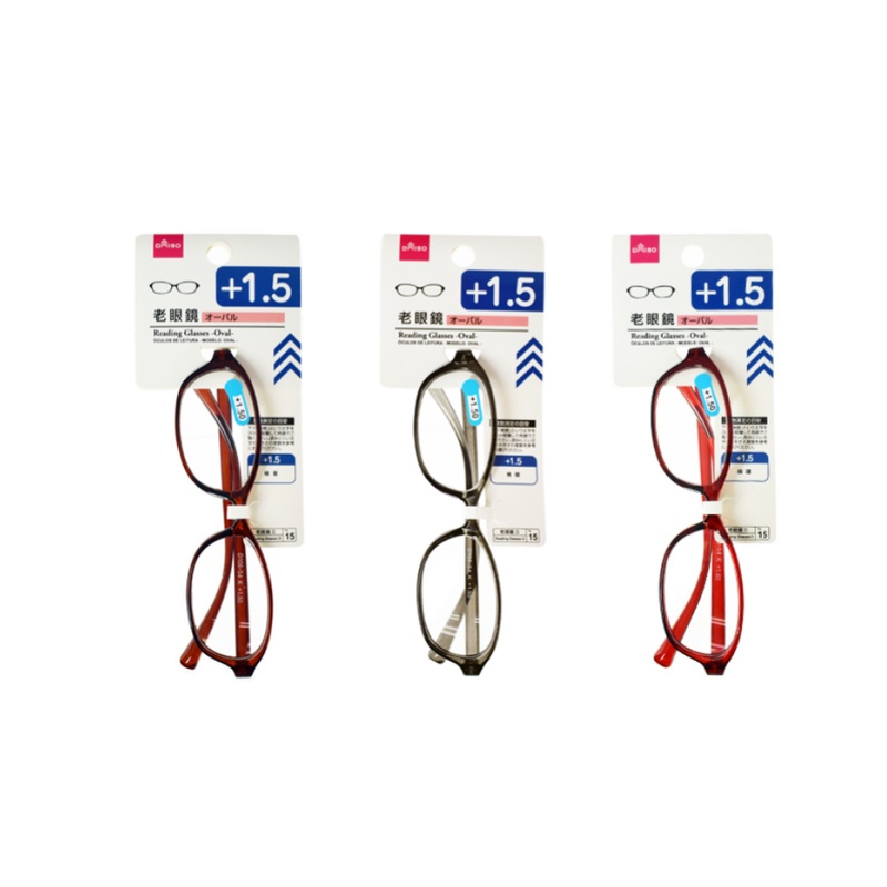 Reading Glasses Oval Plus 1.5