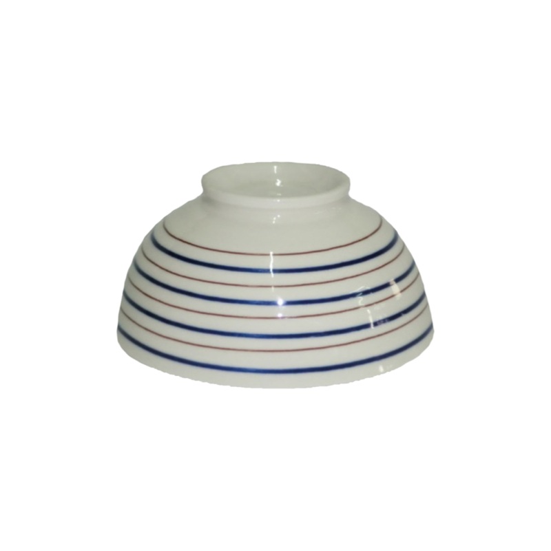 Tea Bowl Two Tone Lines