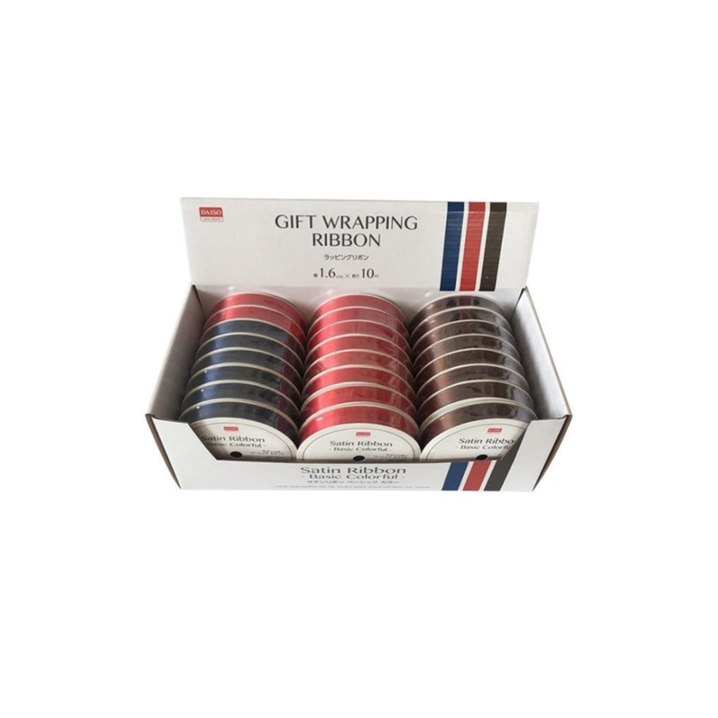 Satin Ribbon Basic 10m Colorful